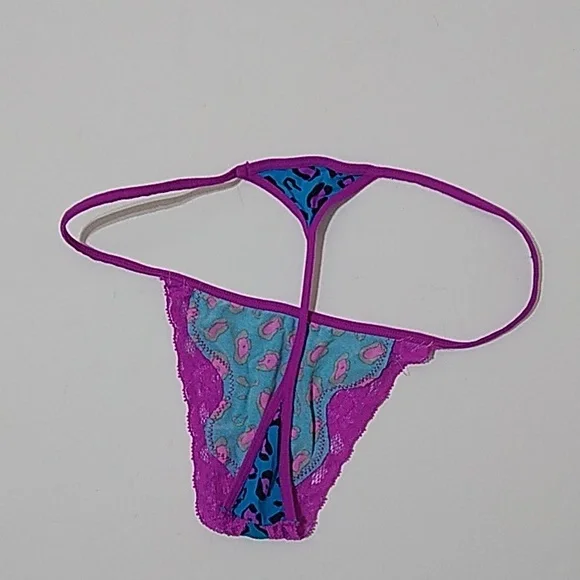 Animal Print V-String Panty - Picture 2 of 2